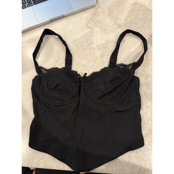 Garage G-Edition Lia Lace Trim Bustier Top - Picture 5 of 8